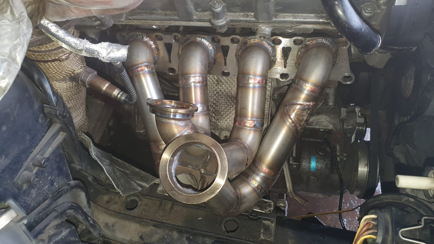 Audi Skoda VW 1.8T 20V A4 B5/B6 Longitudinal Mounted Stainless Steel Tubular Manifold Stainless Steel Tubular Manifold
