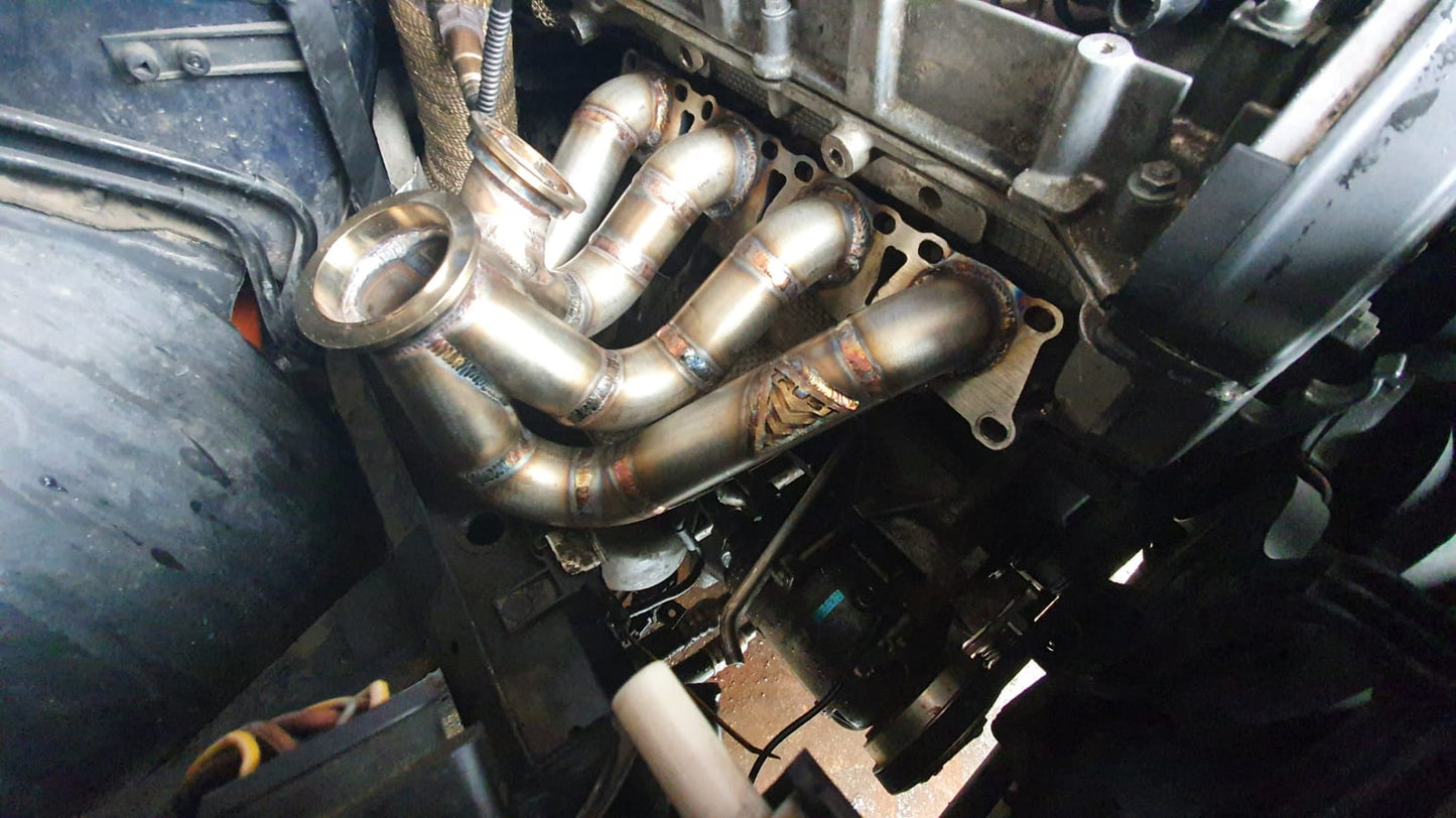 Audi Skoda VW 1.8T 20V A4 B5/B6 Longitudinal Mounted Stainless Steel Tubular Manifold Stainless Steel Tubular Manifold