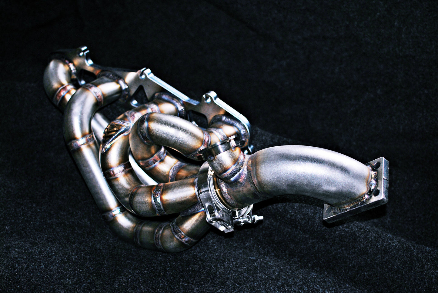 SAAB 900NG 9-3 9-5 9000 B204 B234 B205 B235 2.0 2.3 Stainless Side Mount / Side Winder Gearbox Tubular Manifold