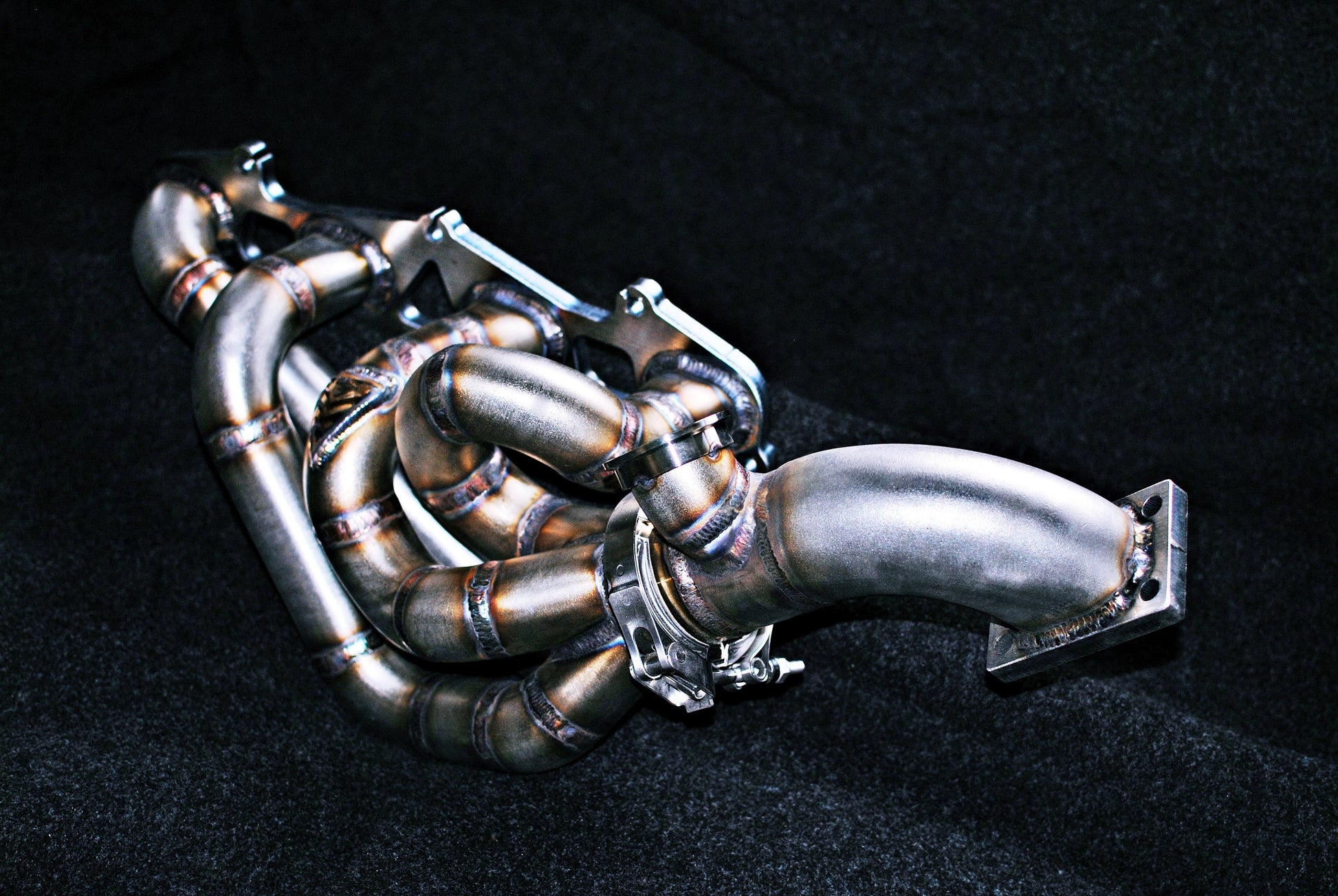 SAAB 900NG 9-3 9-5 9000 B204 B234 B205 B235 2.0 2.3 Stainless Side Mount / Side Winder Gearbox Tubular Manifold