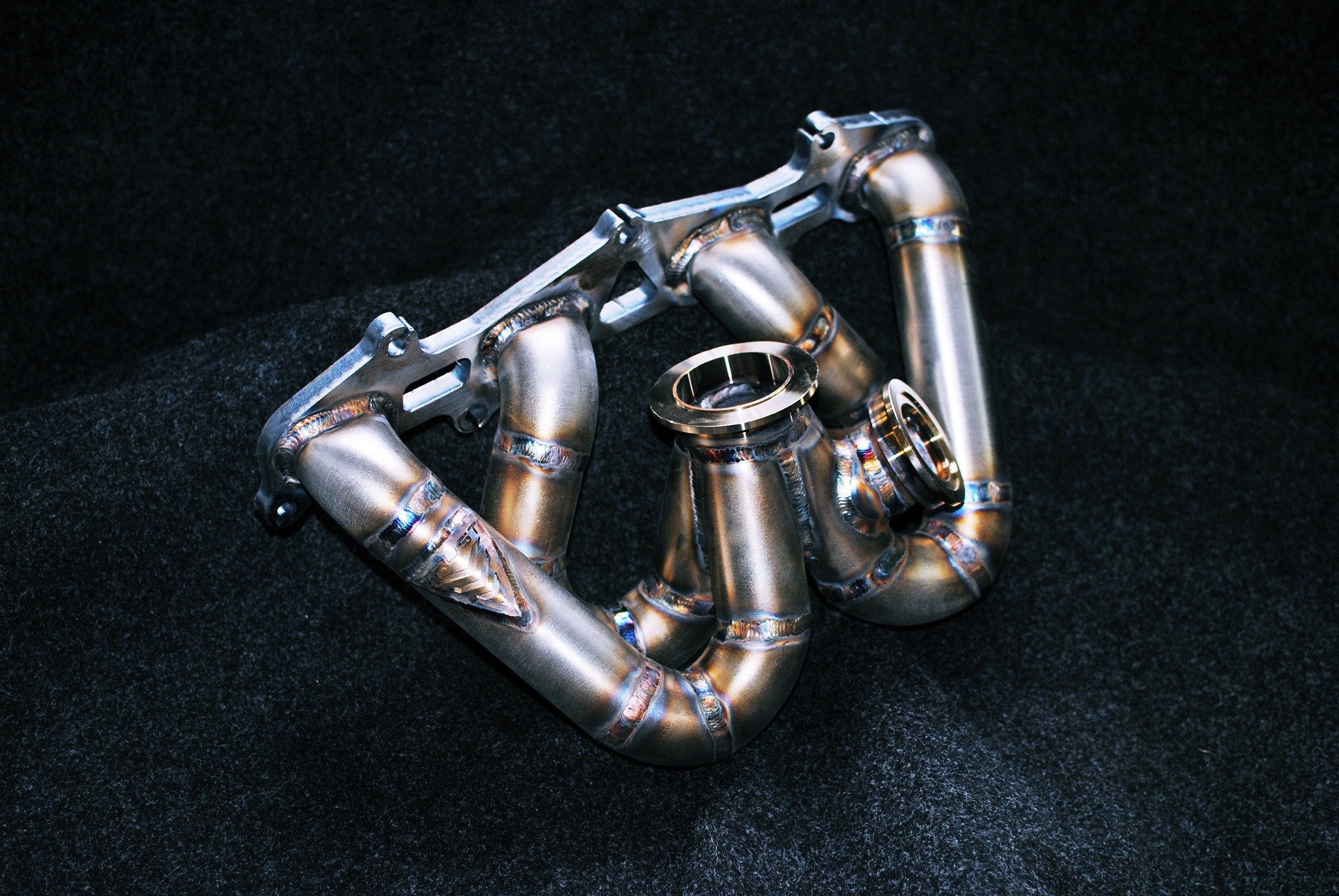 SAAB 900NG 9-3 9-5 9000 B204 B234 B205 B235 2.0 2.3 Custom Made Stainless Top Mount Tubular Manifold